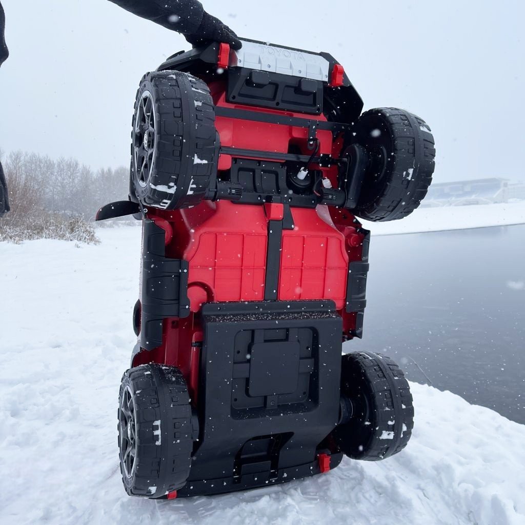 Carro Eléctrico Campero Toyota Hilux 1-9 Años Rojo - Imagen 6