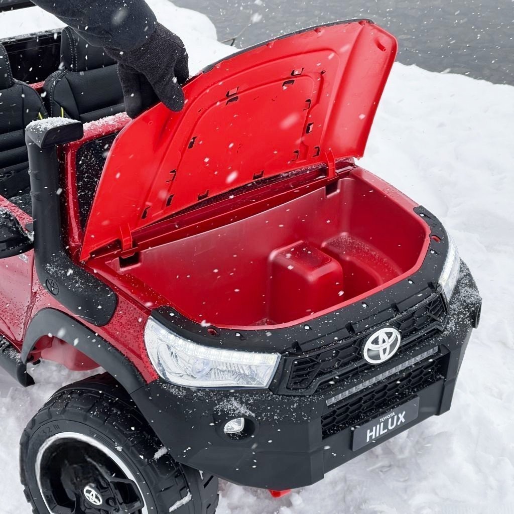 Carro Eléctrico Campero Toyota Hilux 1-9 Años Rojo - Imagen 7