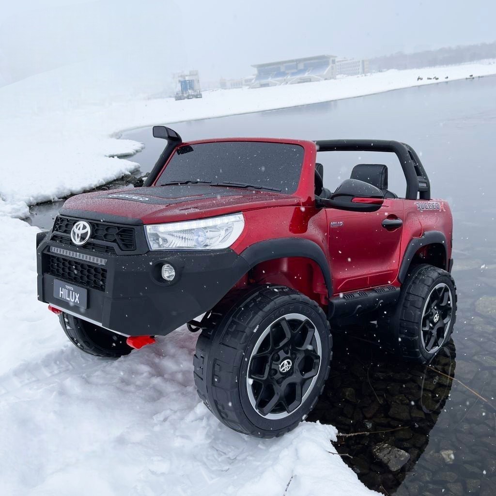 Carro Eléctrico Campero Toyota Hilux 1-9 Años Rojo - Imagen 10