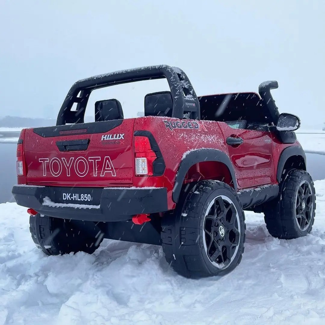 Carro Eléctrico Campero Toyota Hilux 1-9 Años Rojo - Imagen 12