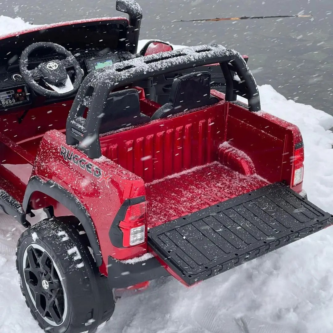 Carro Eléctrico Campero Toyota Hilux 1-9 Años Rojo - Imagen 11