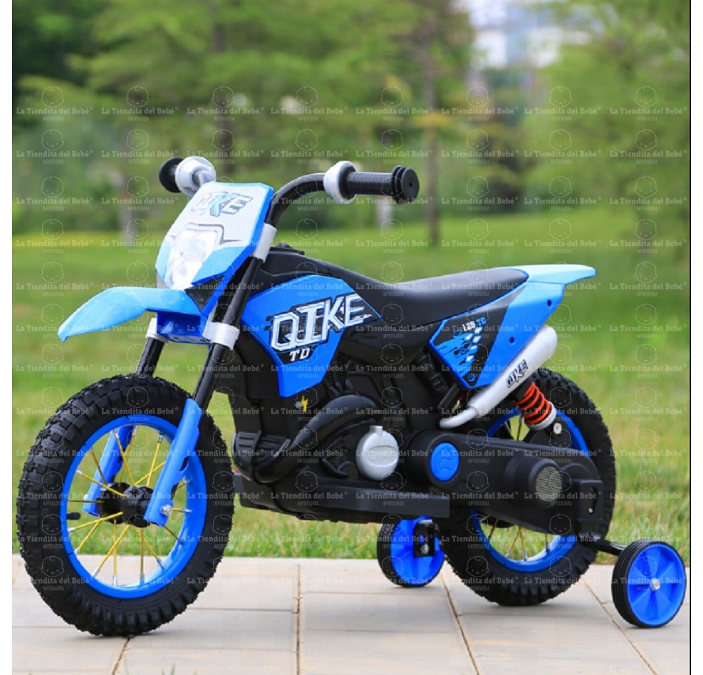 Moto Infantil Bebe Montable Batería Eléctrica Enduro Ref. Kike AZUL 1 a 4 Años ( MEGA OFERTA 2025 - 2026 ) - Imagen 3