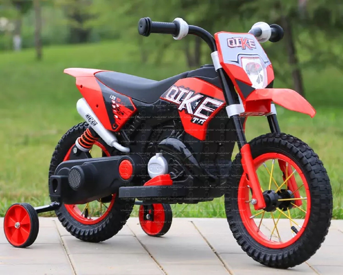 Moto Infantil Bebe Montable Batería Eléctrica Enduro Ref. Kike Rojo 1 a 4 Años ( MEGA OFERTA 2025 - 2026 )