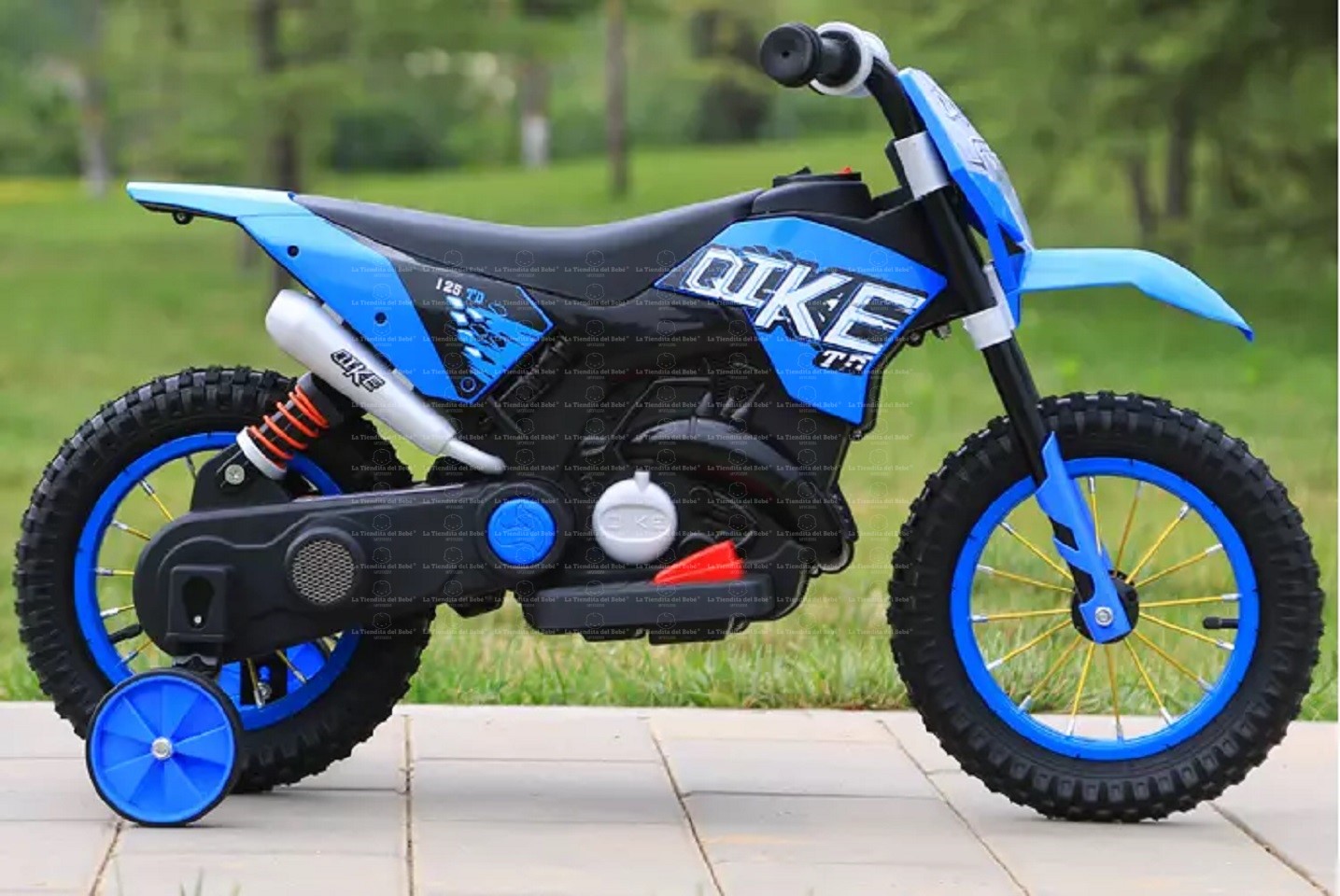 Moto Infantil Bebe Montable Batería Eléctrica Enduro Ref. Kike AZUL 1 a 4 Años ( MEGA OFERTA 2025 - 2026 )
