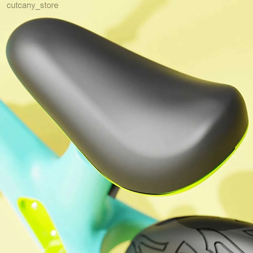 Bicicleta Iniciacion Impulso Niño Niña Equilibrio Verde-Azul - Imagen 6