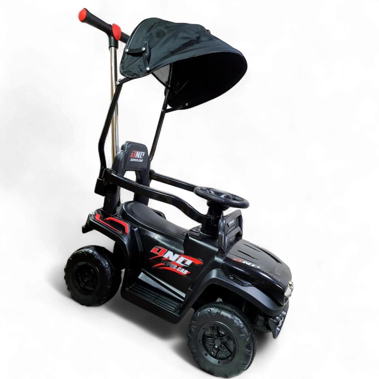 Carro Montable Bebe Paseador Musical Juguete 1-5 años MERCEDES NEGRO - Imagen 4