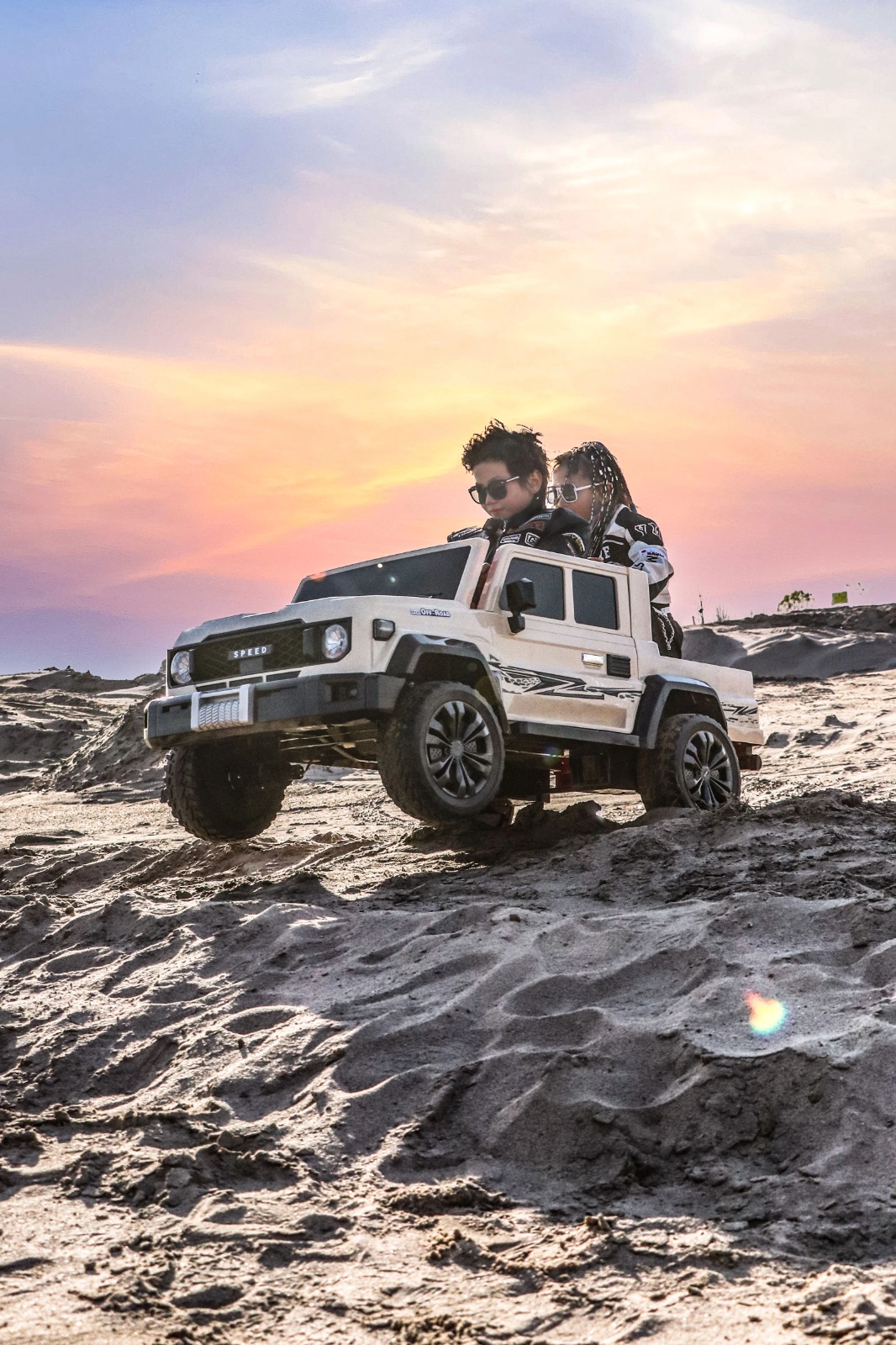 Carro Campero TOYOTA BLANCO 24 VOLTIOS CARE VACA 1-9 AÑOS - Imagen 9