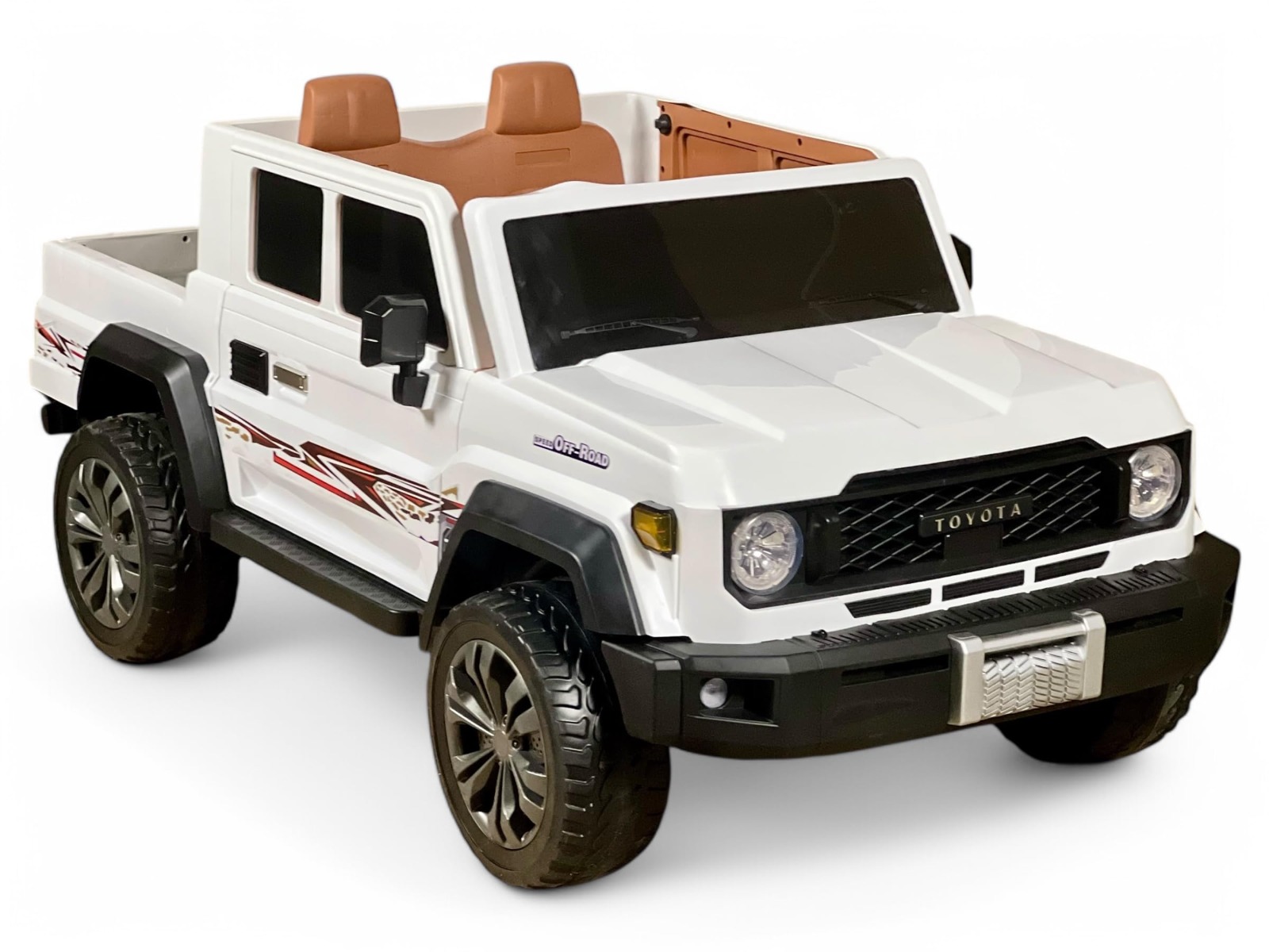 Carro Campero TOYOTA BLANCO 24 VOLTIOS CARE VACA 1-9 AÑOS