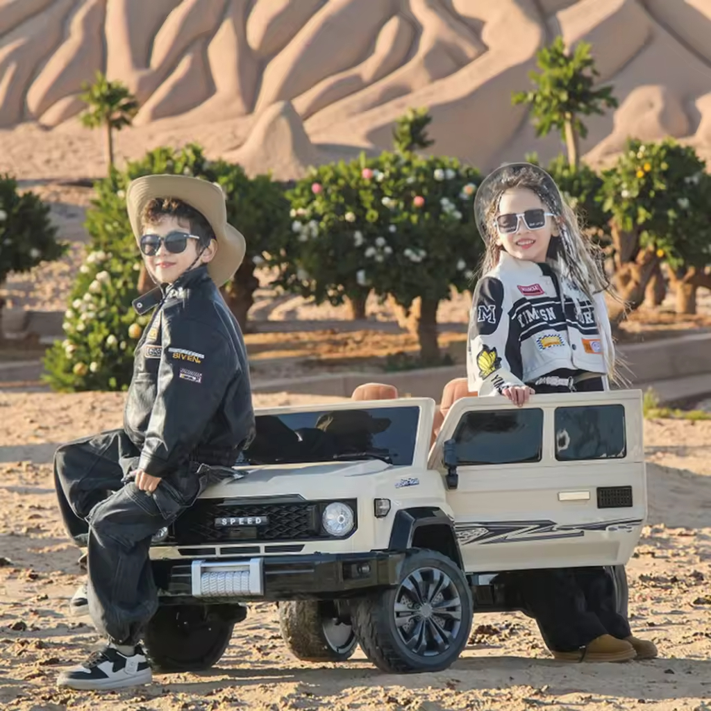 Carro Campero TOYOTA BLANCO 24 VOLTIOS CARE VACA 1-9 AÑOS - Imagen 10