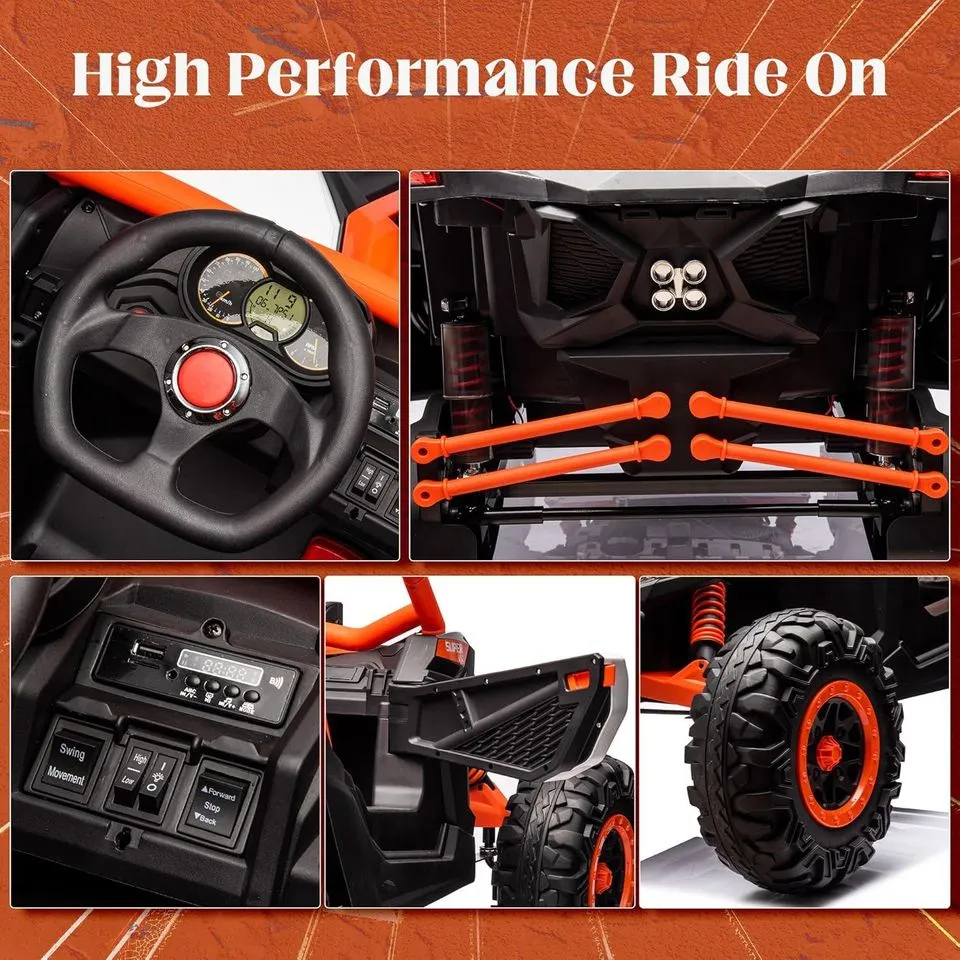 Carro Infantil Batería Eléctrico Campero Todo Terreno 1-12 AÑOS SR- RACING - Imagen 6