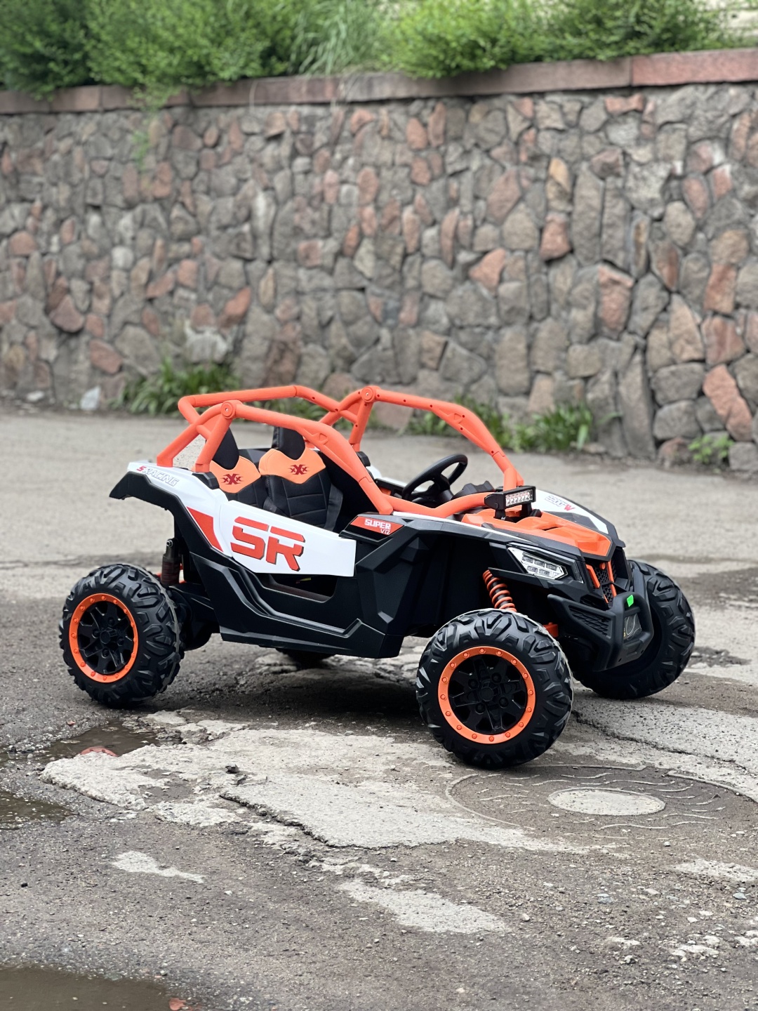 Carro Infantil Batería Eléctrico Campero Todo Terreno 1-12 AÑOS SR- RACING - Imagen 11