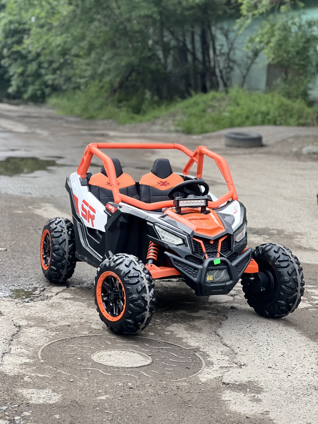 Carro Infantil Batería Eléctrico Campero Todo Terreno 1-12 AÑOS SR- RACING - Imagen 10