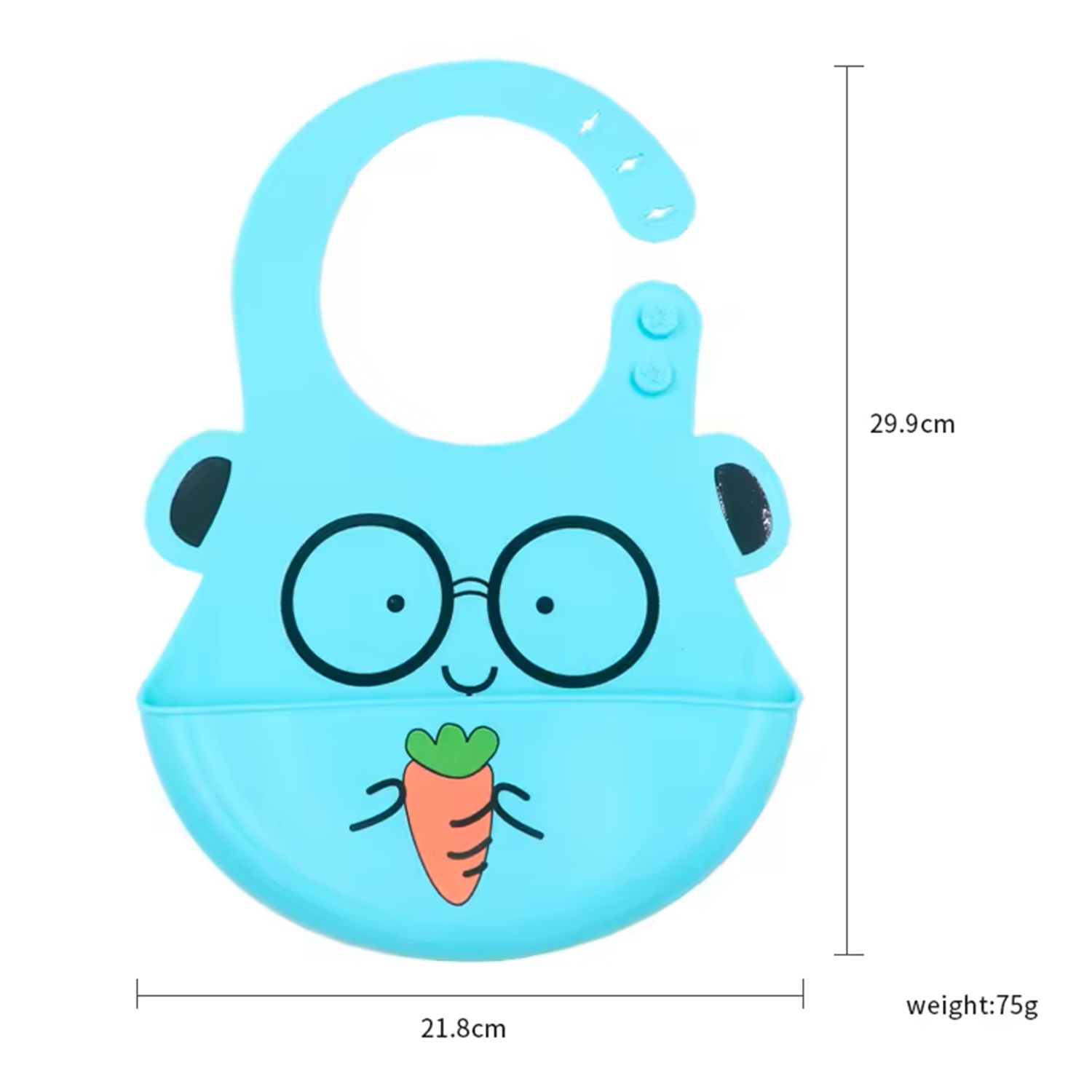 Baberos En Silicona Con Recolector Contenedor Bebe Infantil Unisex - Imagen 10