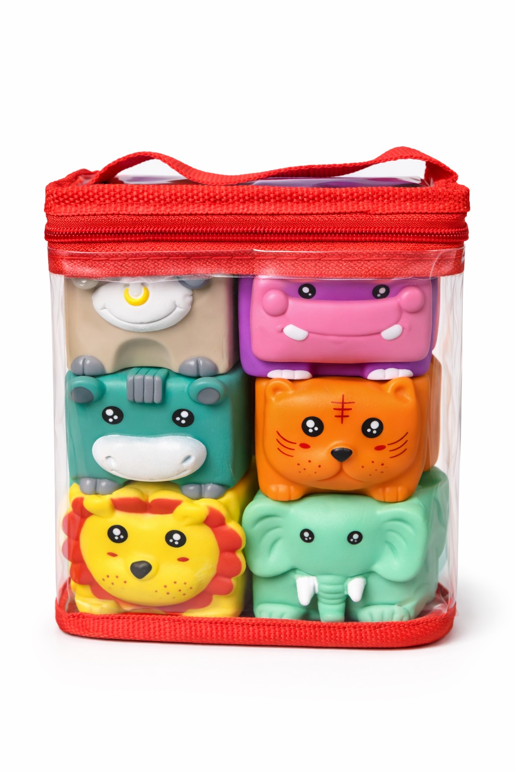 Juguete Sensorial Con Bloques De Silicona Blanda Para Bebés Baño Estimulacion - Imagen 4