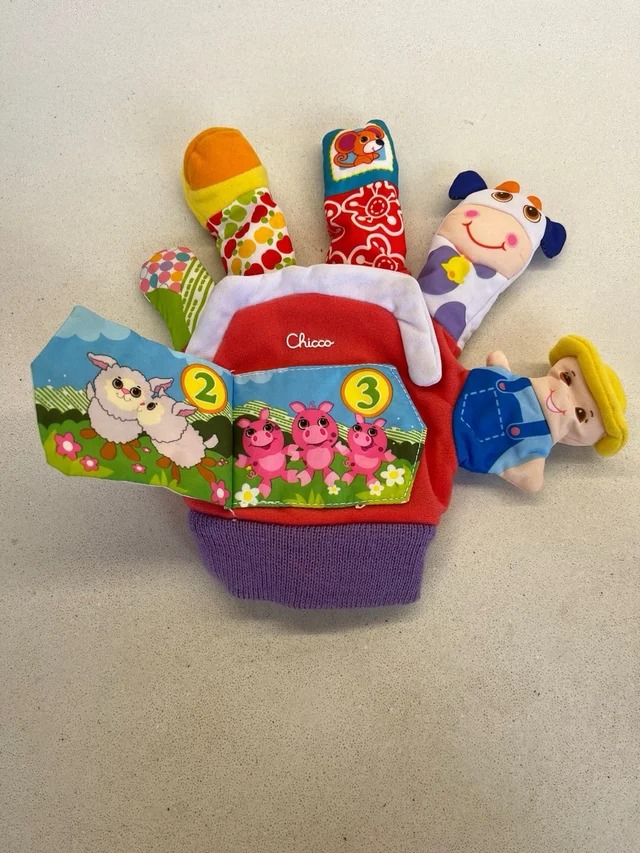 Guante Didactico Bebe Niño Cuenta Cuentos Multicolor - Imagen 4