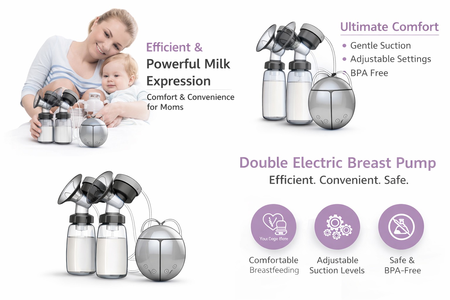 Extractor De Leche Electrico - Imagen 8