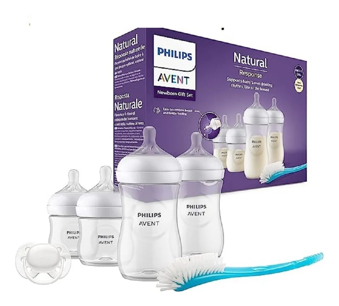 Teteros Avent Naturals Bebe Set 6 Piezas Anti-gases Tetero