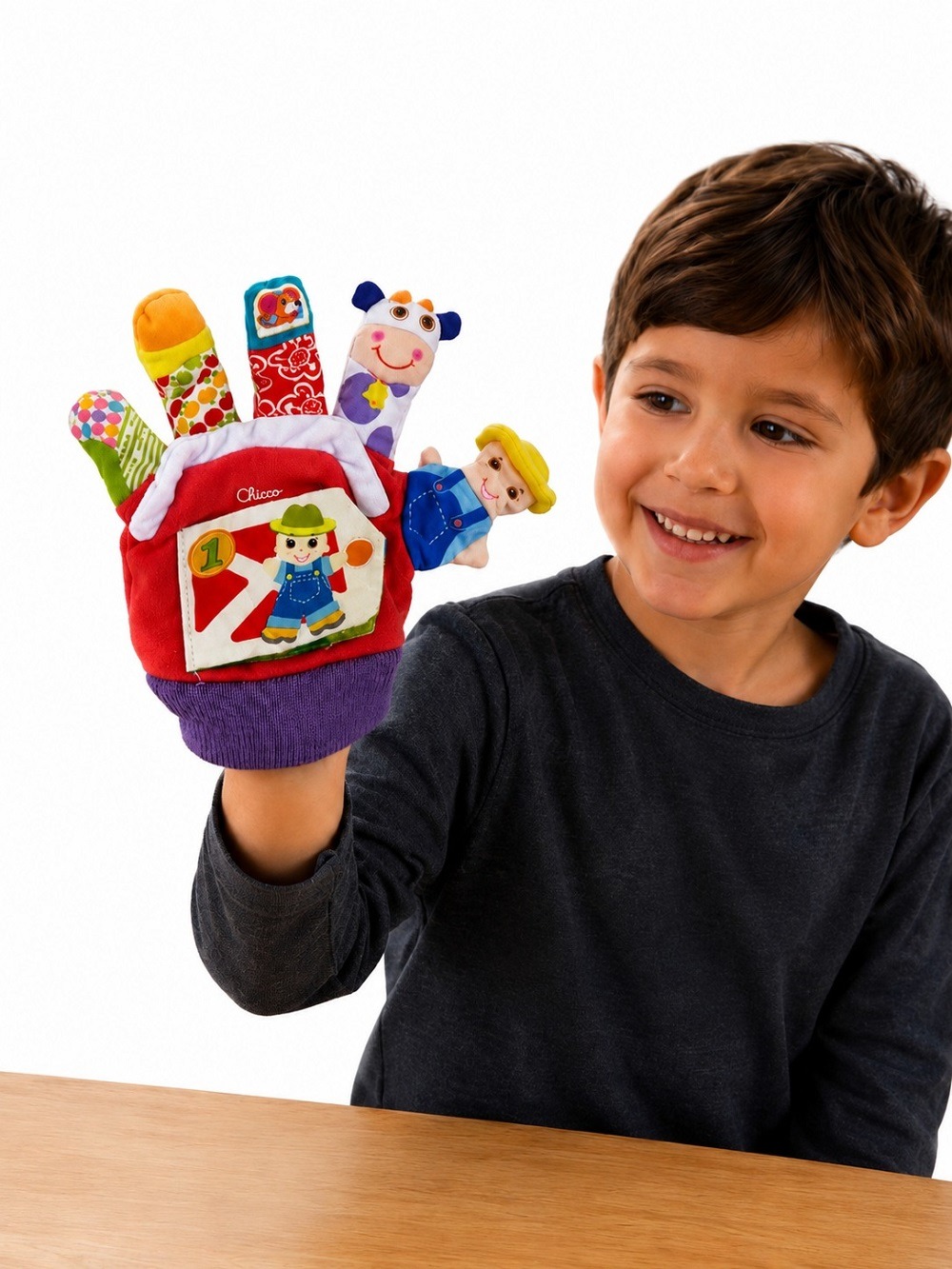 Guante Didactico Bebe Niño Cuenta Cuentos Multicolor