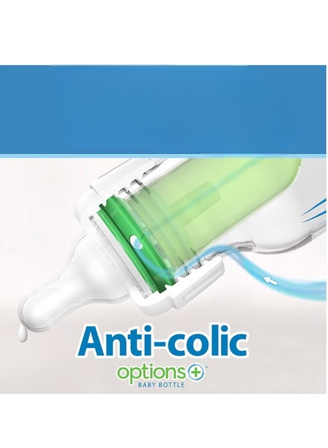 Biberón Anticólicos Dr. Brown's Options+ Para Bebés Azul - Imagen 4