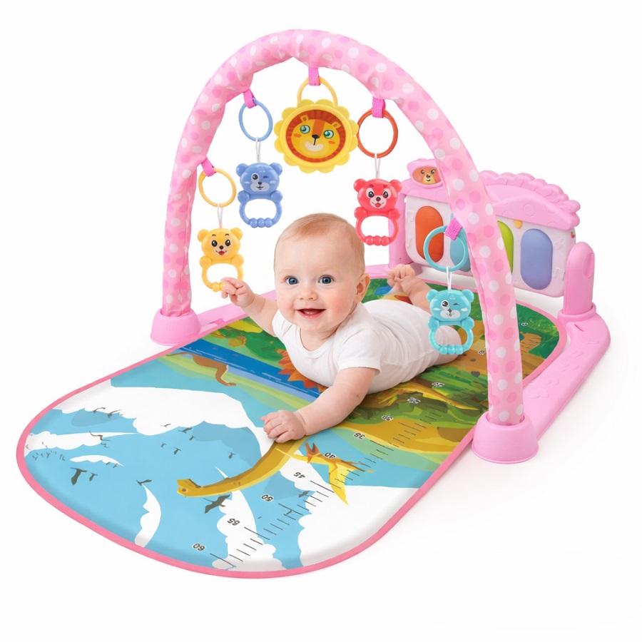 Gimnasio Bebe Musical Tapete Piano Rosado REF: 226-20 - Imagen 2