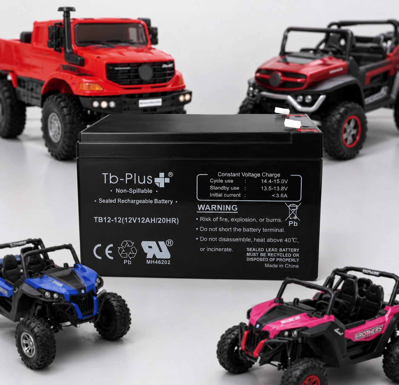 Batería 12v Para Carros De Juguete Eléctricos Montables Niño - Imagen 6