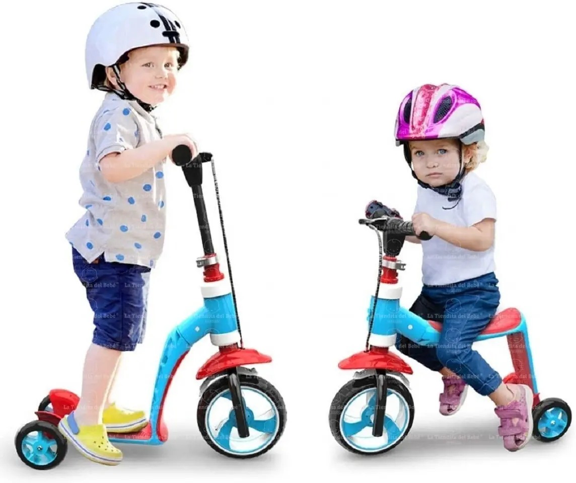 Patineta Bebe Scooter Monopatín 2 En 1 Bicicleta Iniciación Niño - Imagen 2