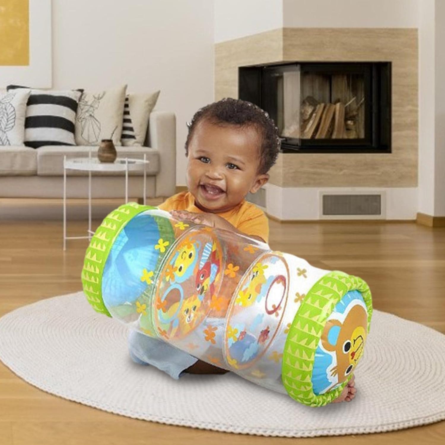 Rodillo De Gateo Inflable Estimulación Para Bebes Sensorial - Imagen 10