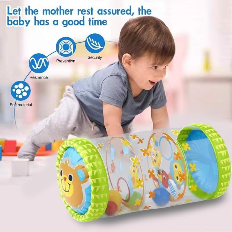 Rodillo De Gateo Inflable Estimulación Para Bebes Sensorial - Imagen 7