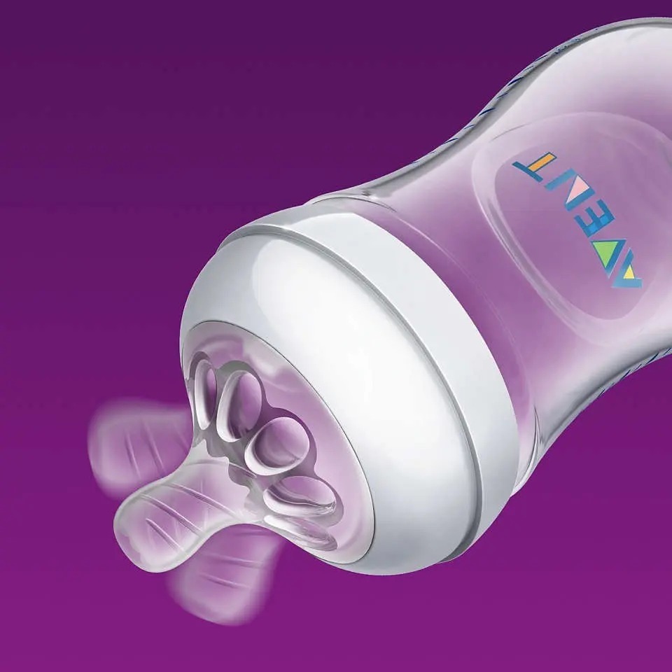 Set X 2 Teteros Avent 9 Onzas Natural Bebe Unisex - Imagen 4