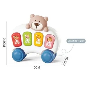 Juguete Didactico Bebe Mini Piano Oso Carro - Imagen 6