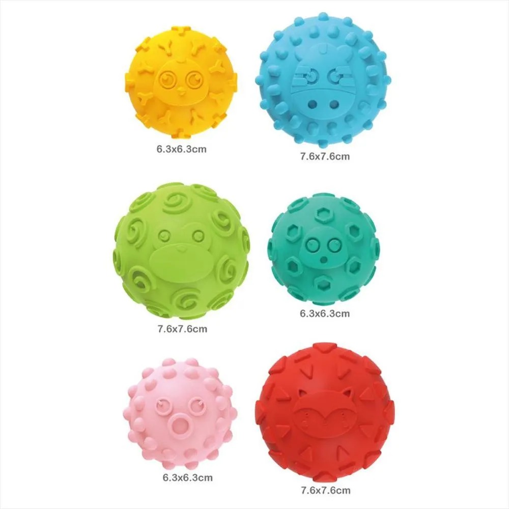 Pelotas Didacticos Sensoriales Bebe Huanger X 6 Unidades - Imagen 5