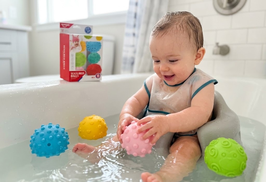 Pelotas Didacticos Sensoriales Bebe Huanger X 6 Unidades - Imagen 4