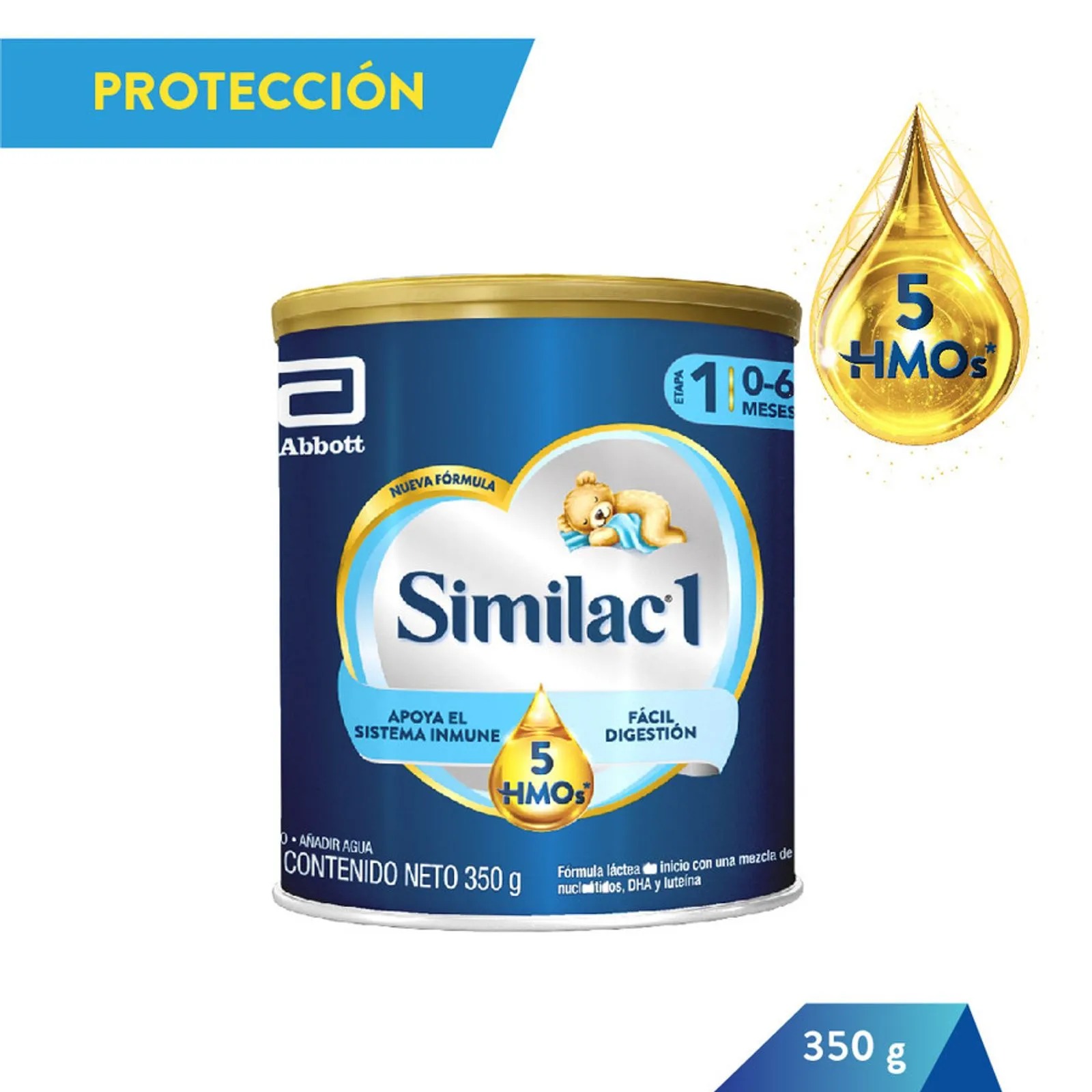 Fórmula Infantil Etapa 1 Similac 0-6 Meses Lata X 350gr - Imagen 3