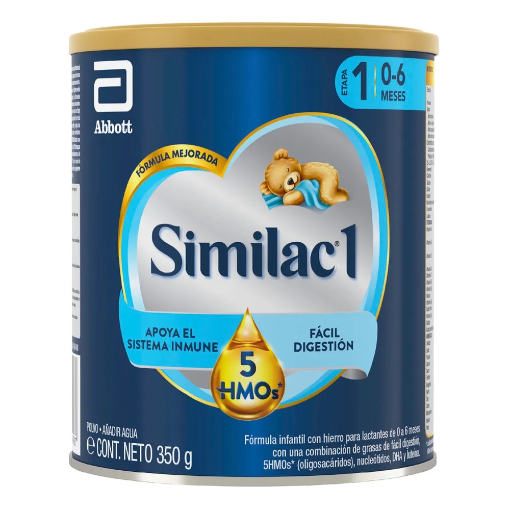 Fórmula Infantil Etapa 1 Similac 0-6 Meses Lata X 350gr - Imagen 2