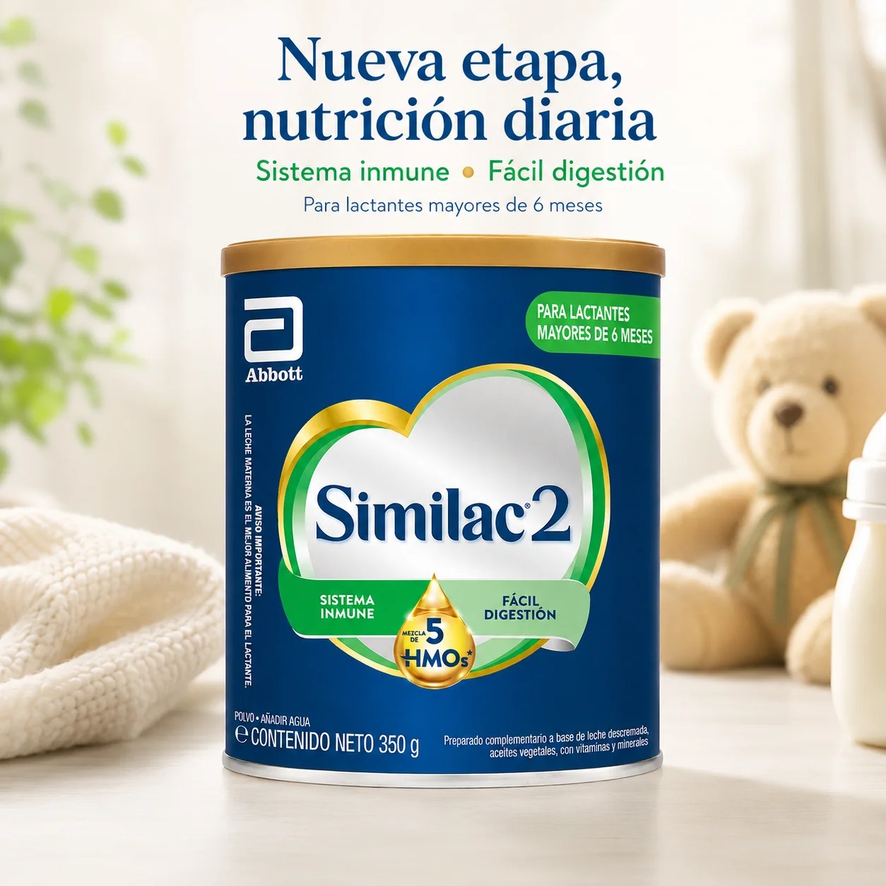 Fórmula Infantil Similac 2 Etapa 2 Lata X 350gr - Imagen 11