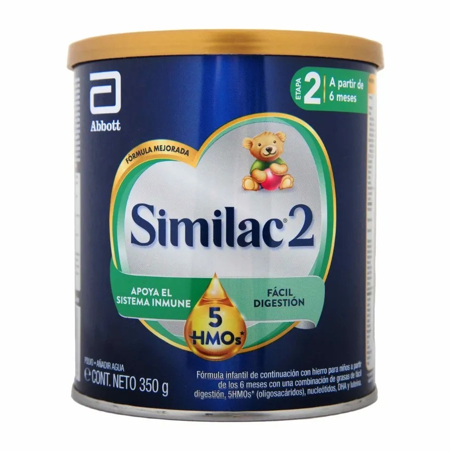 Fórmula Infantil Similac 2 Etapa 2 Lata X 350gr - Imagen 2
