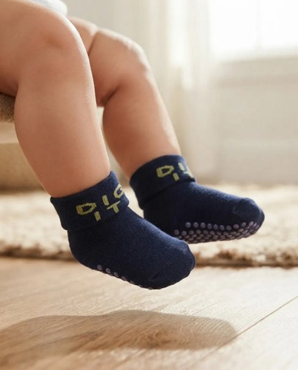 Set 3 Pares Medias Wakid's Bebé 6-18 Meses Niño-Azul. - Imagen 3