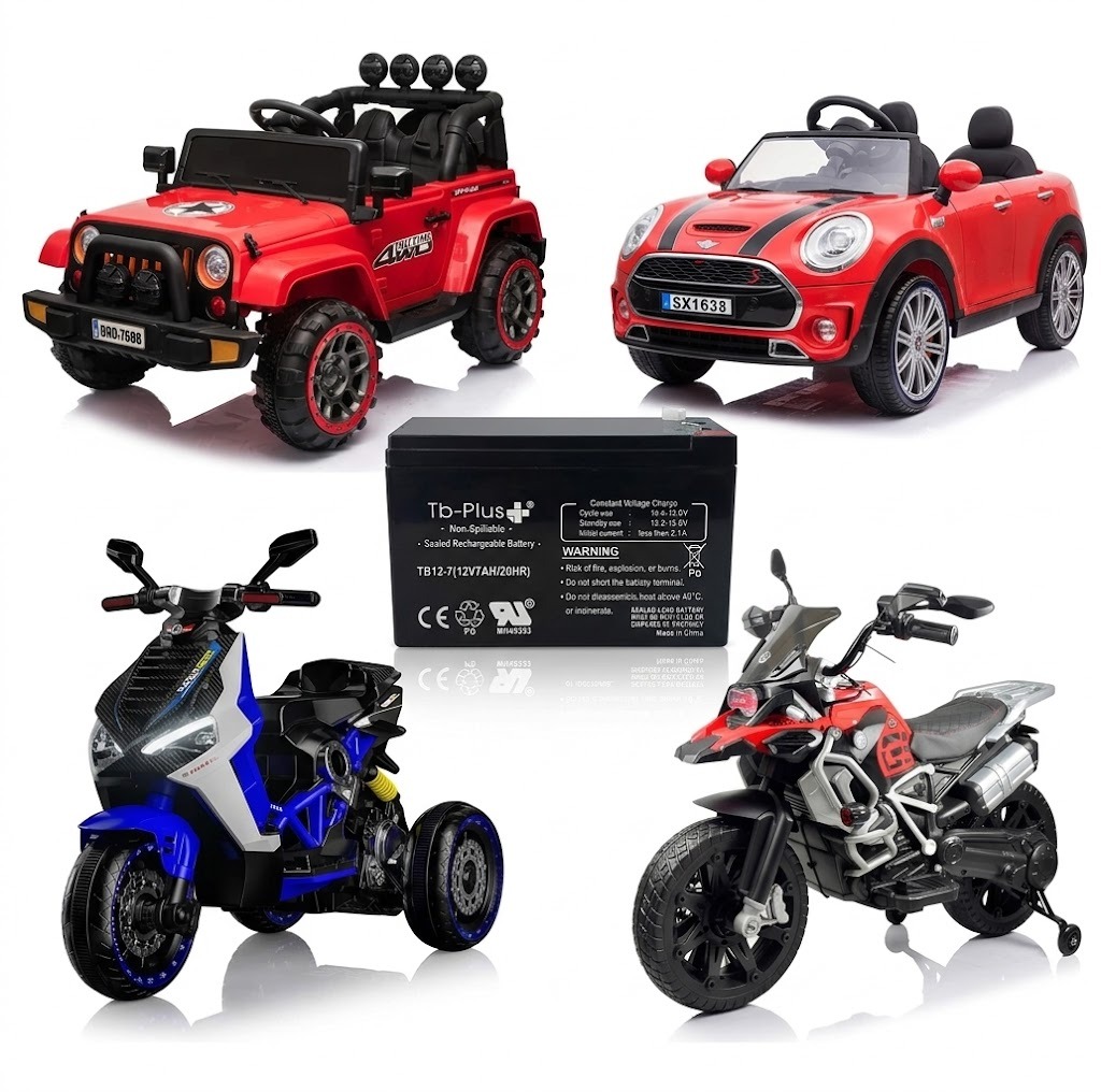 Batería 12v Para Carros Y Motos De Juguete Eléctricos Montables Niño - Imagen 8