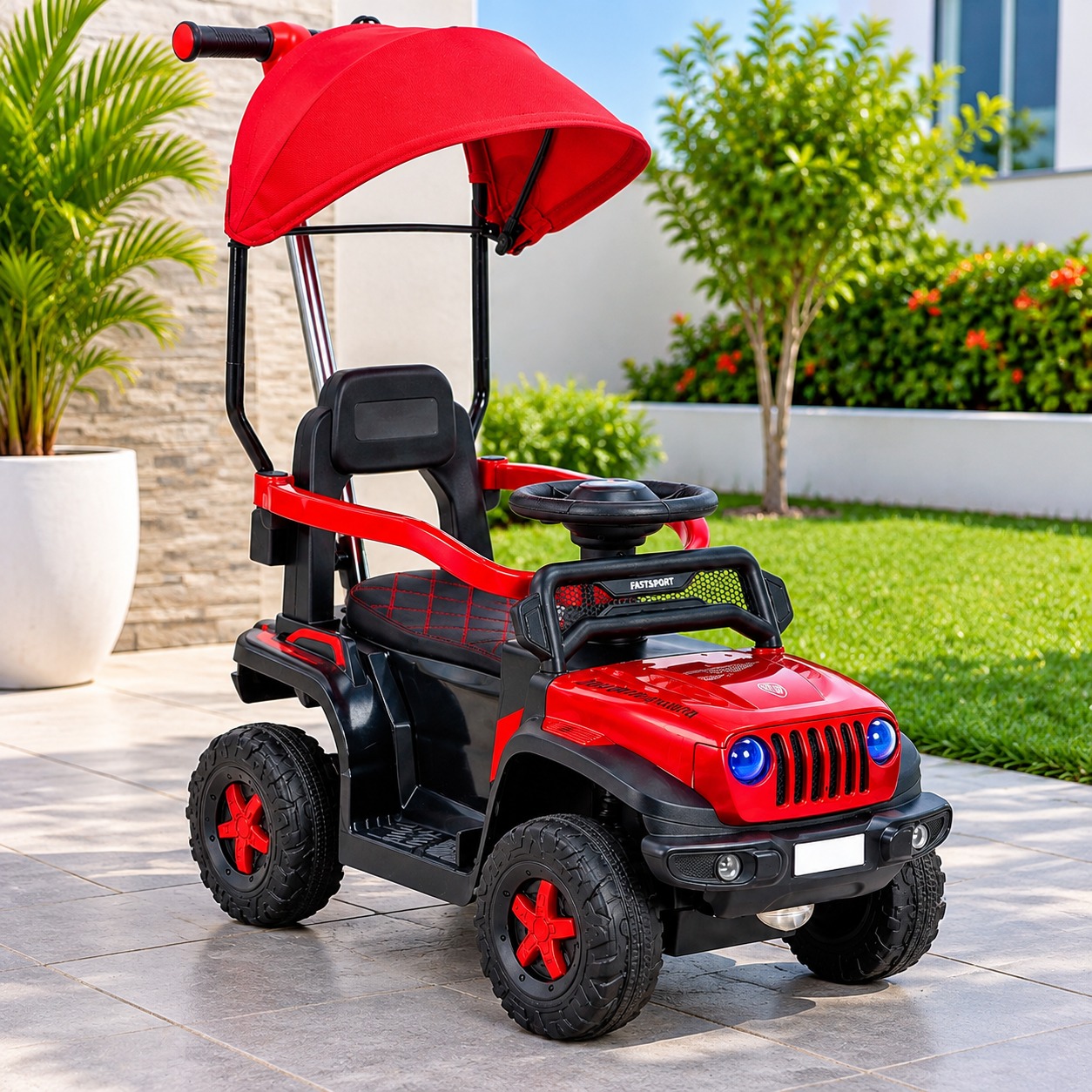Carro Montable Bebe Paseador Musica Juguete Control 1-5 JEEP - Imagen 10