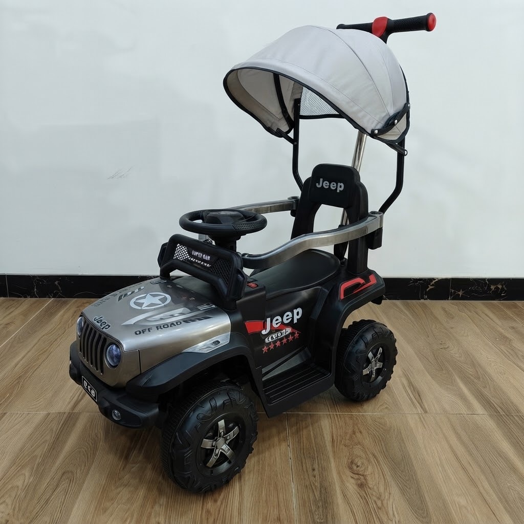 Carro Montable Bebe Paseador Musica Juguete Control 1-5 JEEP - Imagen 13
